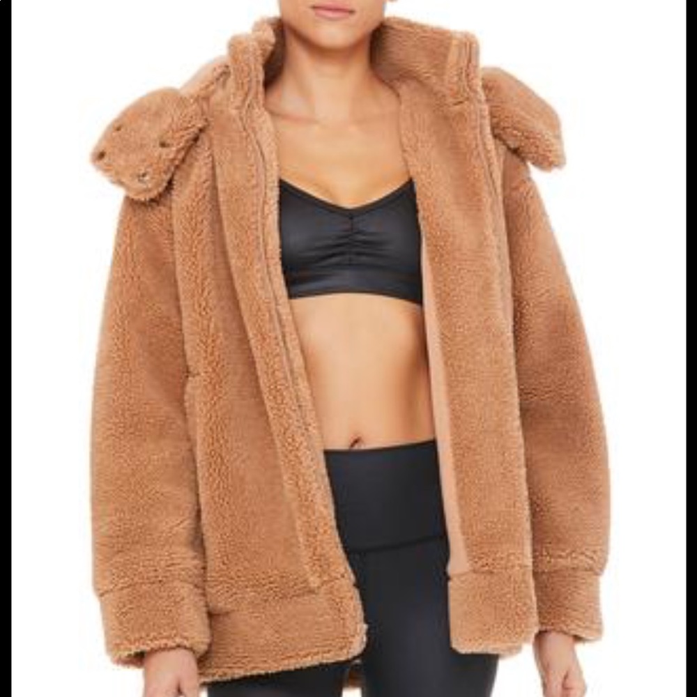 Alo Yoga Norte Sherpa Jacket Henna
